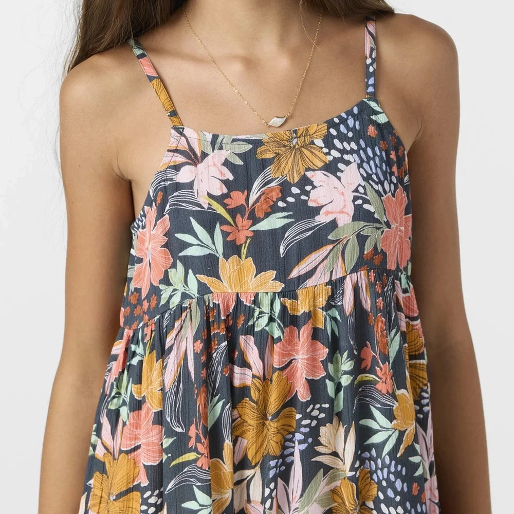 O’Neill Girl's Haylee Printed Dress Size S - Picture 4 of 12